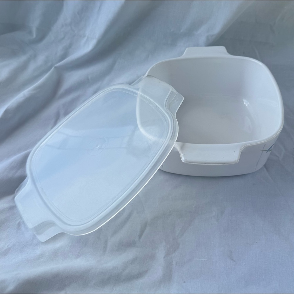 Vintage CorningWare Shadow Iris 1.5-Liter Casserole Dish with Lid A- 1 1/2-B - Picture 6 of 14